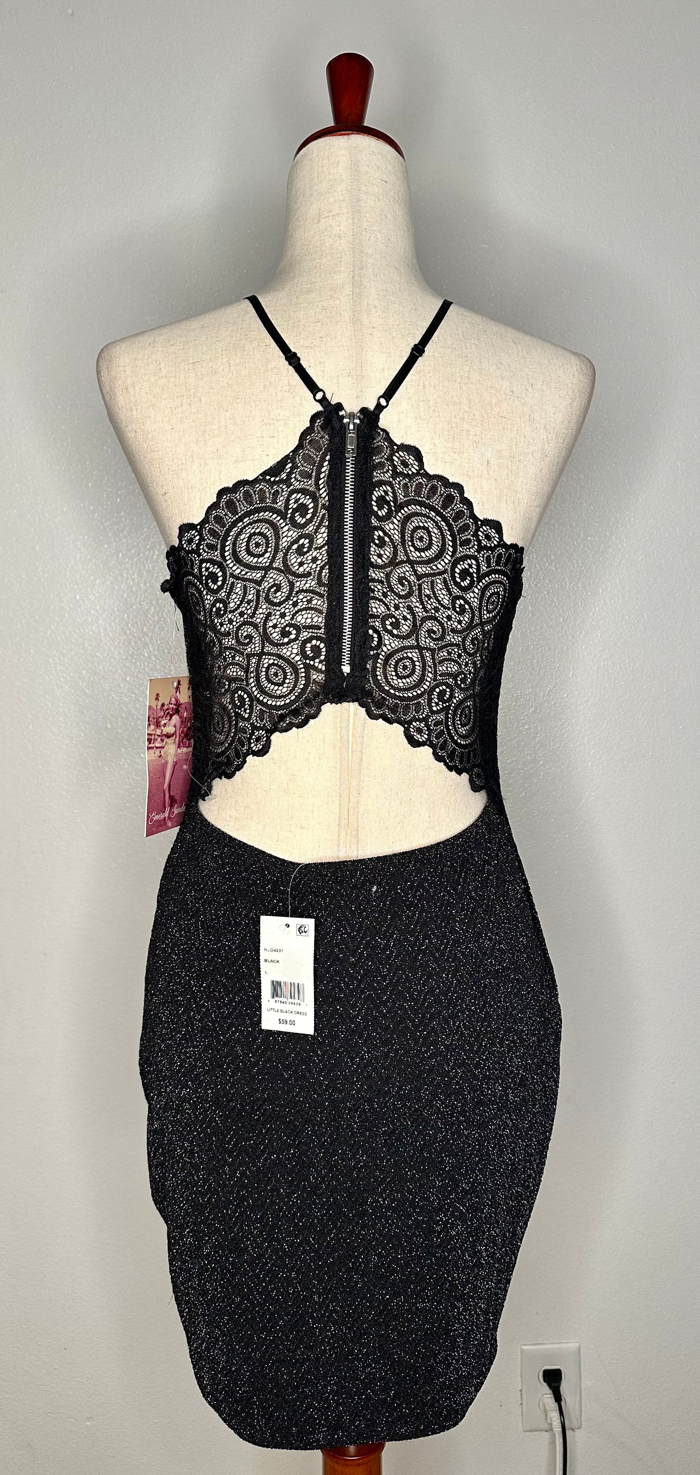 Womens Glitter Short Mini Dress