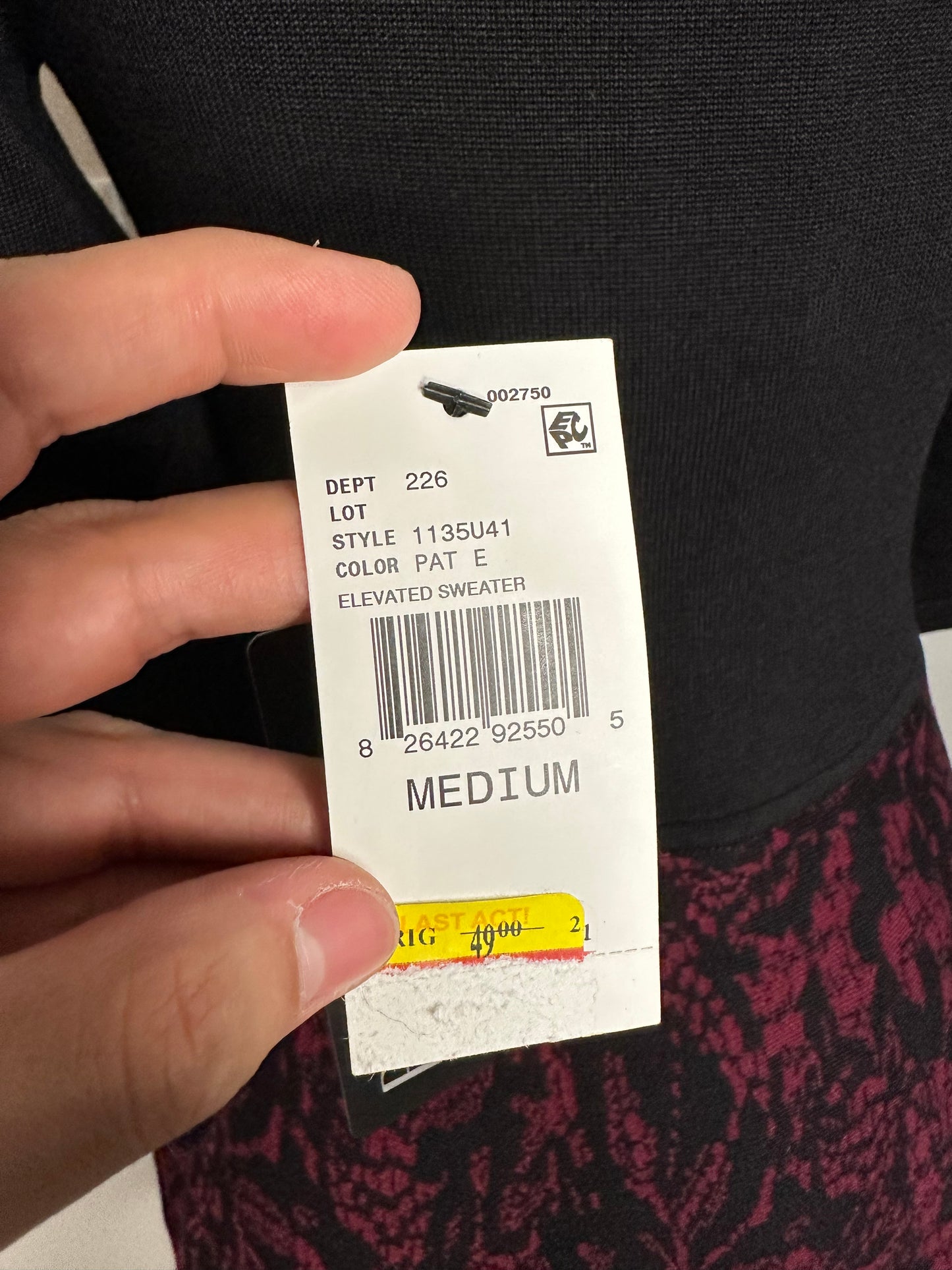 Womens Lace Pattern Mini Sweaterdress