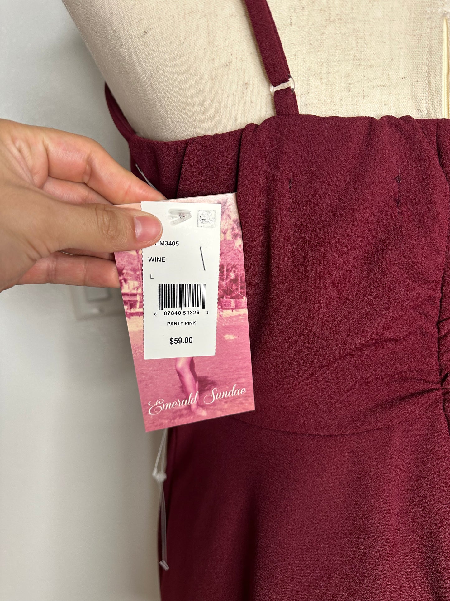 Womens Ilusion-Waist Mini Fit & Flare Dress