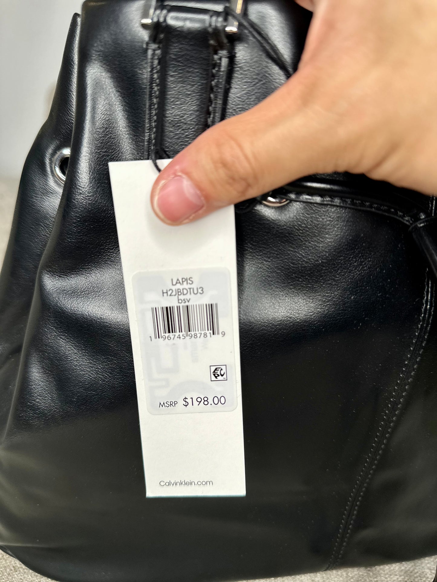 Designer Lapis Tote Bag Color Black