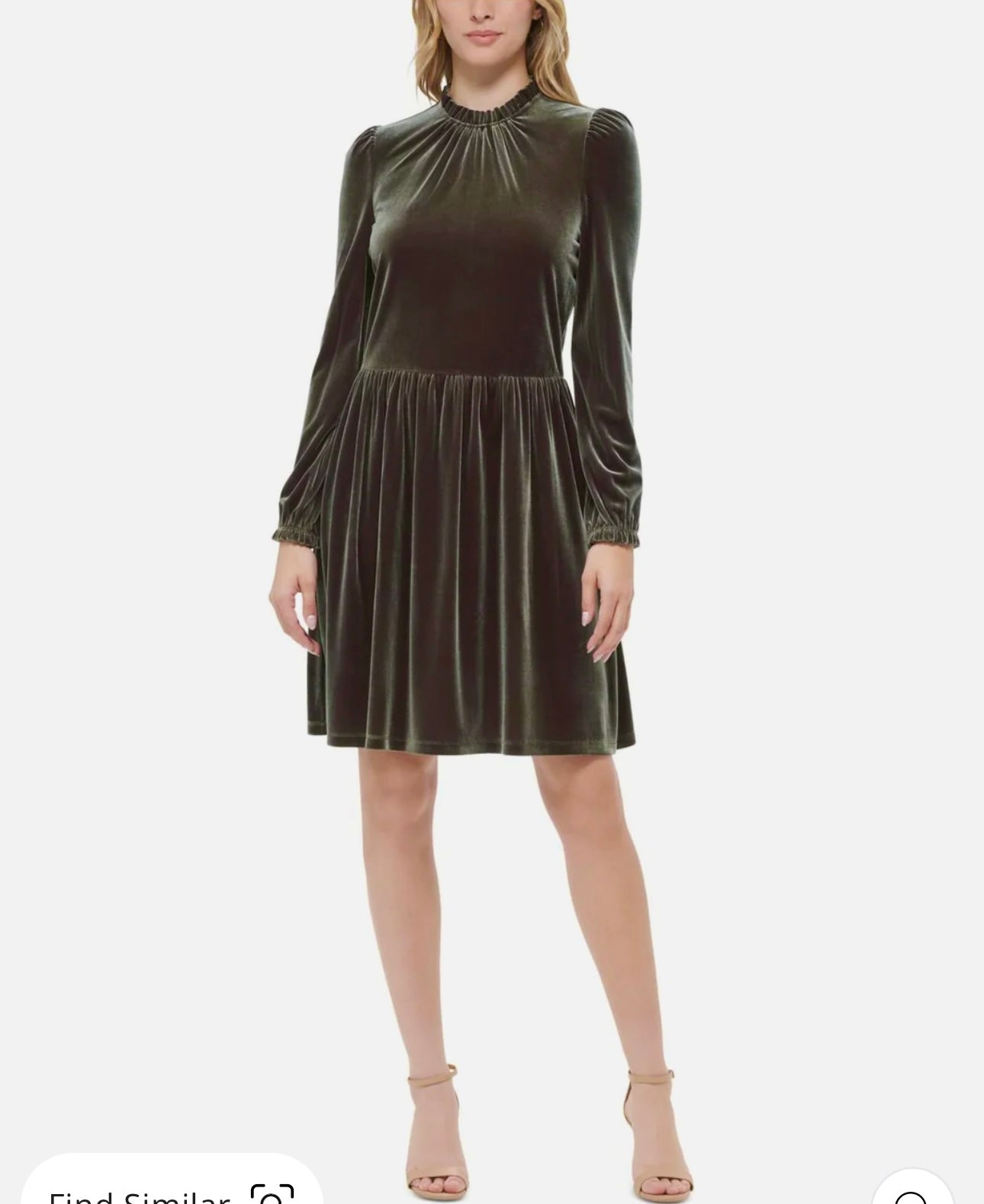 Womens Velvet Midi Fit & Flare Dress Villafran Boutique Womens Velvet Midi Fit & Flare Dress Villafran Boutique
