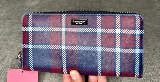 Designer  Spencer Zip-around Continental Wallet