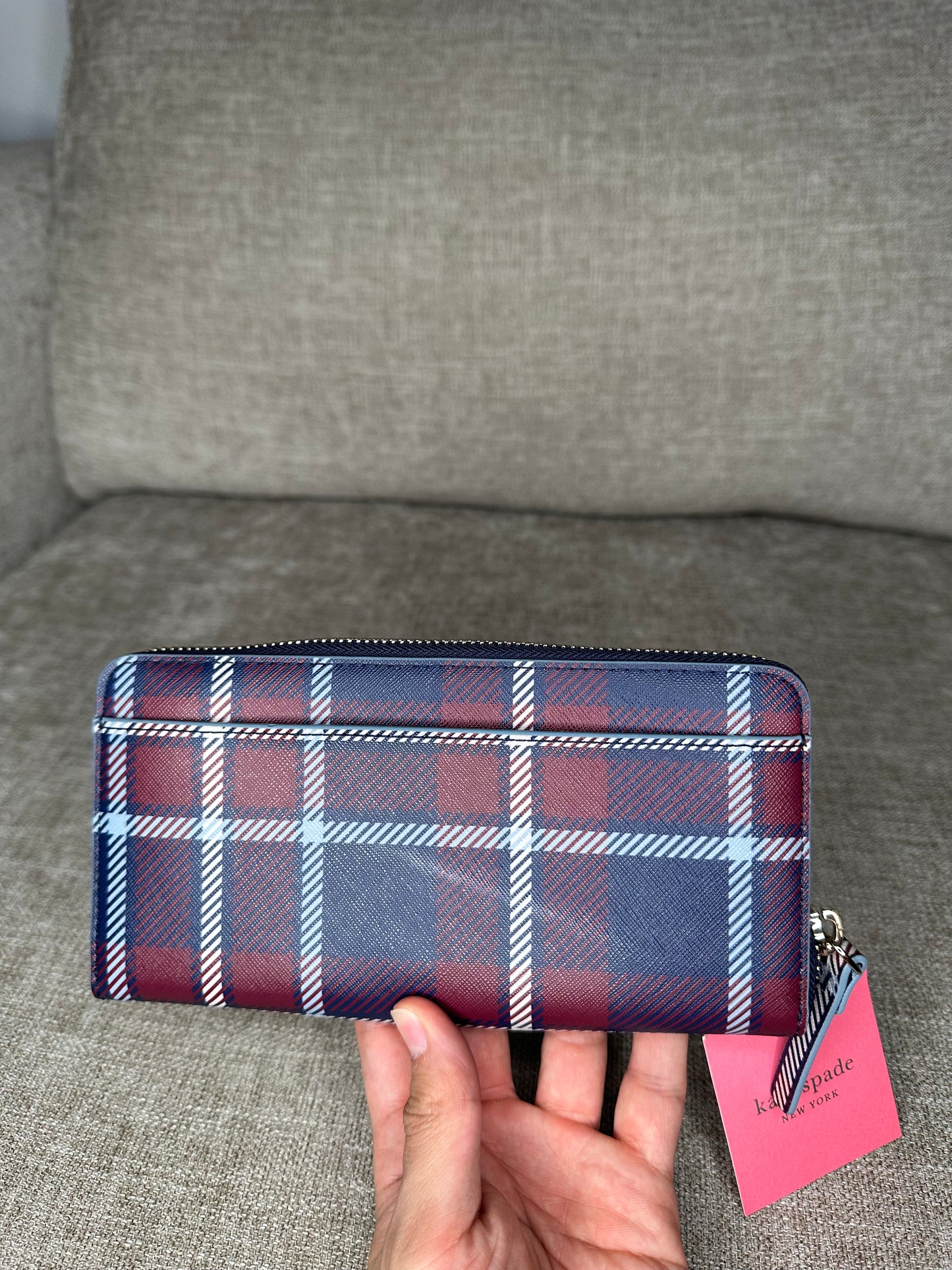 Designer  Spencer Zip-around Continental Wallet