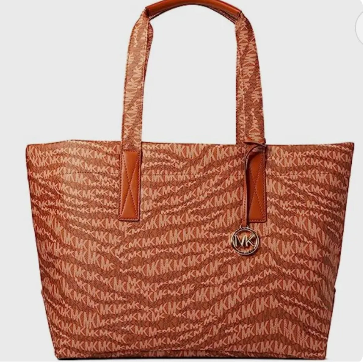 Designer Signature Large Tote Bag Color Deep Orange