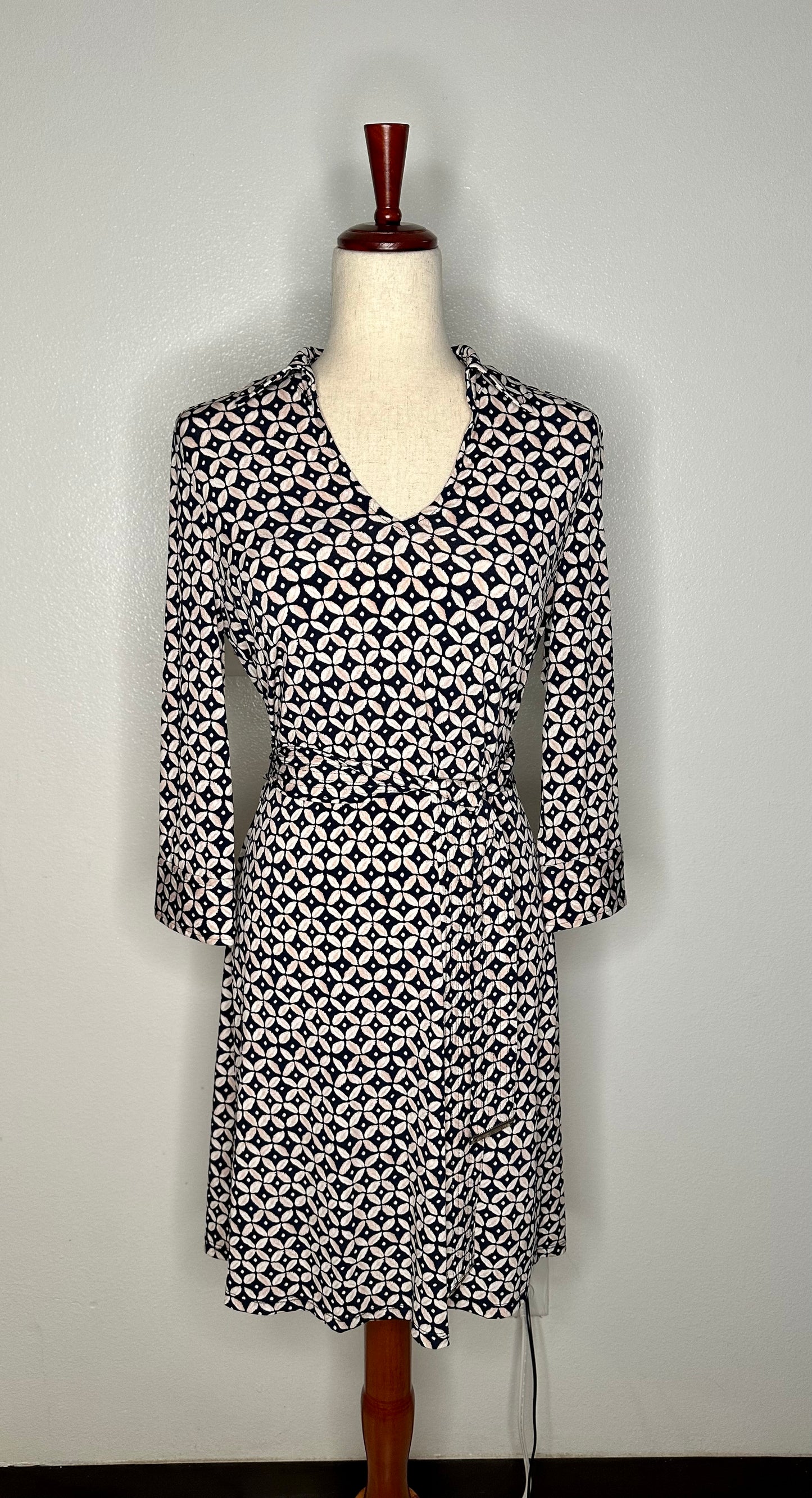 Designer Womens Print Above Knee Shirtdress