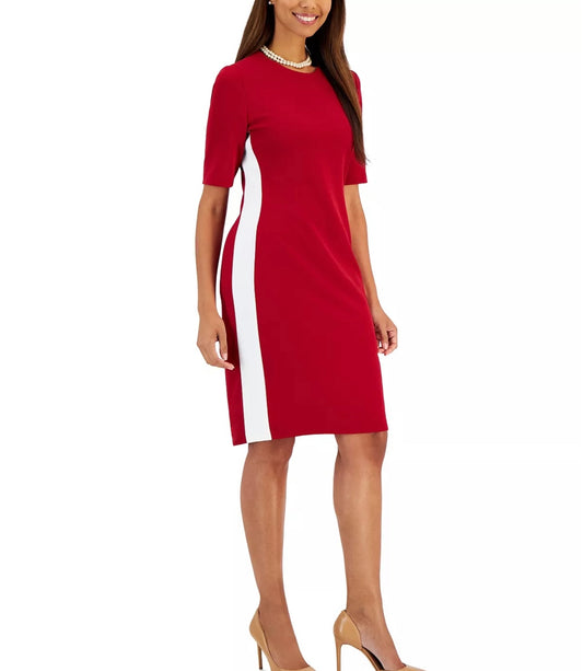 Women's Ellen Crewneck Side-Stripe Shift Dress