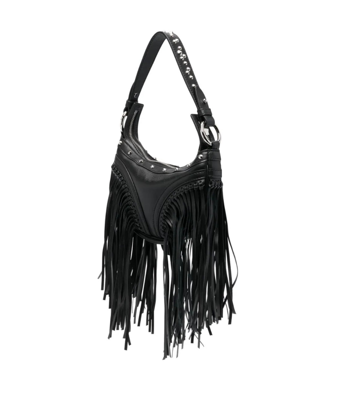 DESIGNER PREMIER BAG
Repeat fringed mini shoulder bag