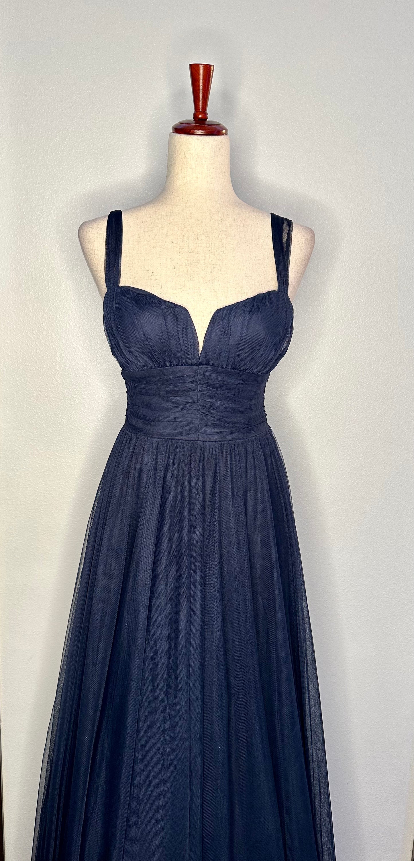 Womens Pleated Evening Dress