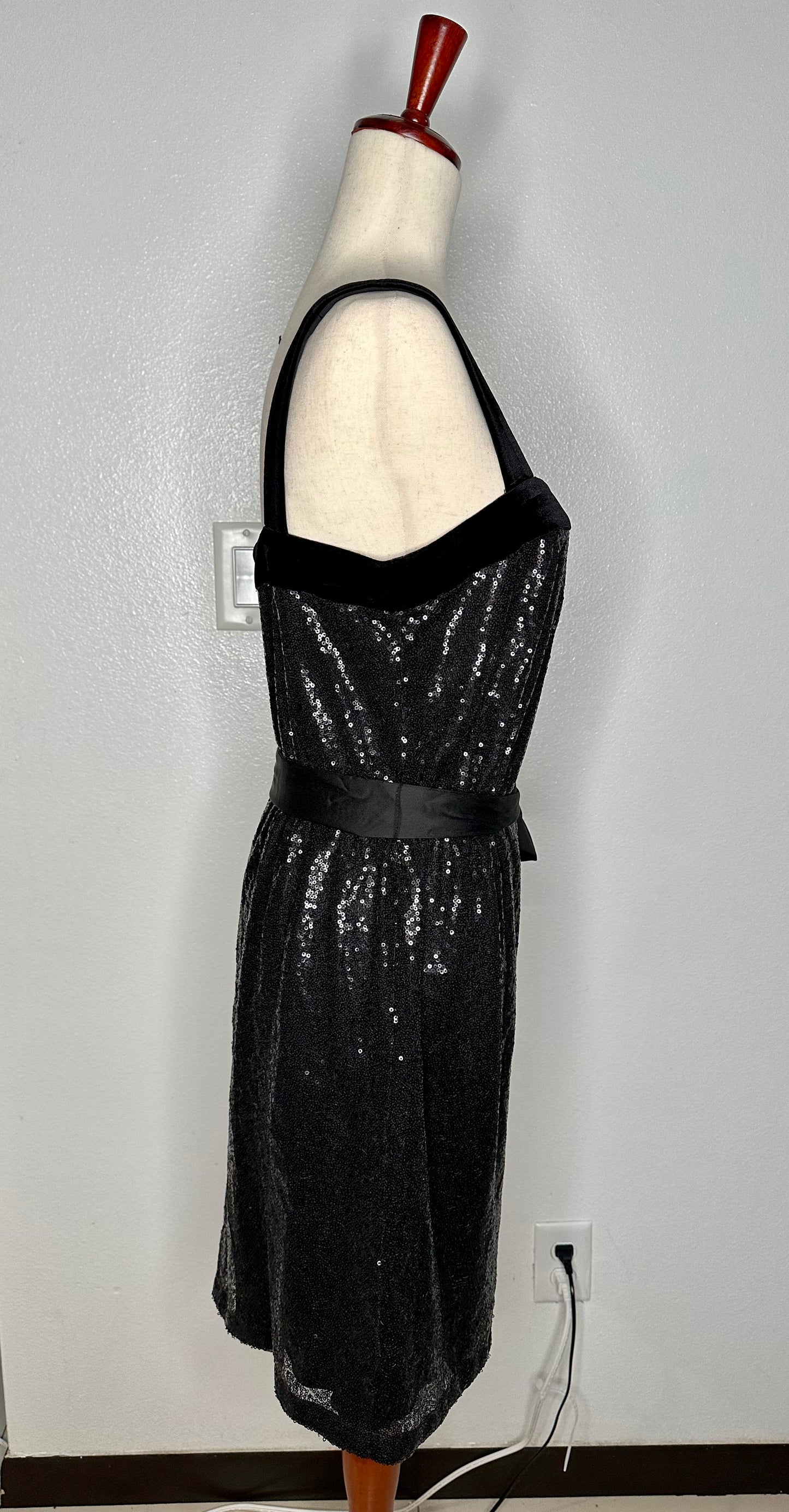 Womens Sequined Mini Cocktail And Party Dress