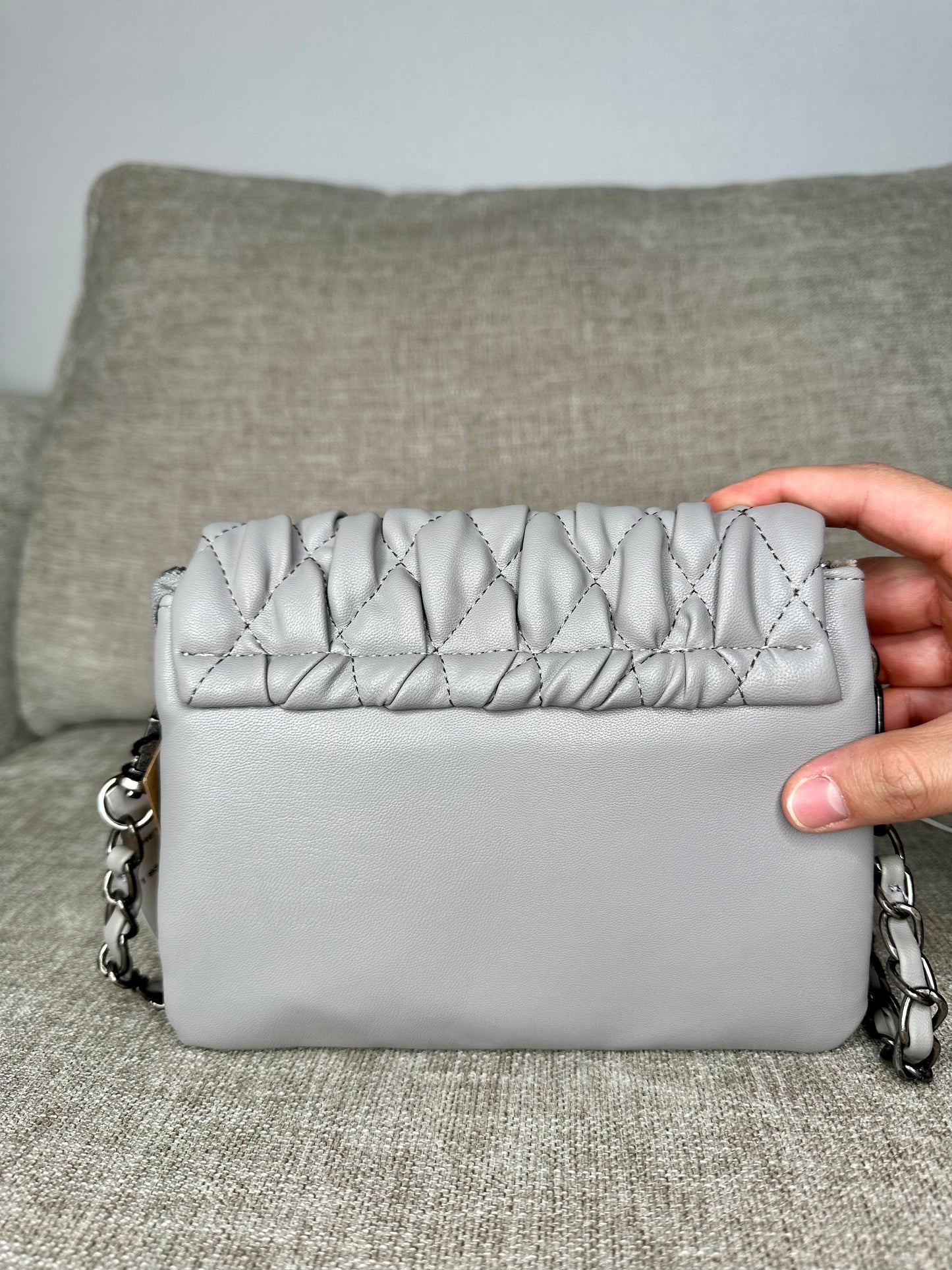 Designer BMUFFY Mini Crossbody Color Grey