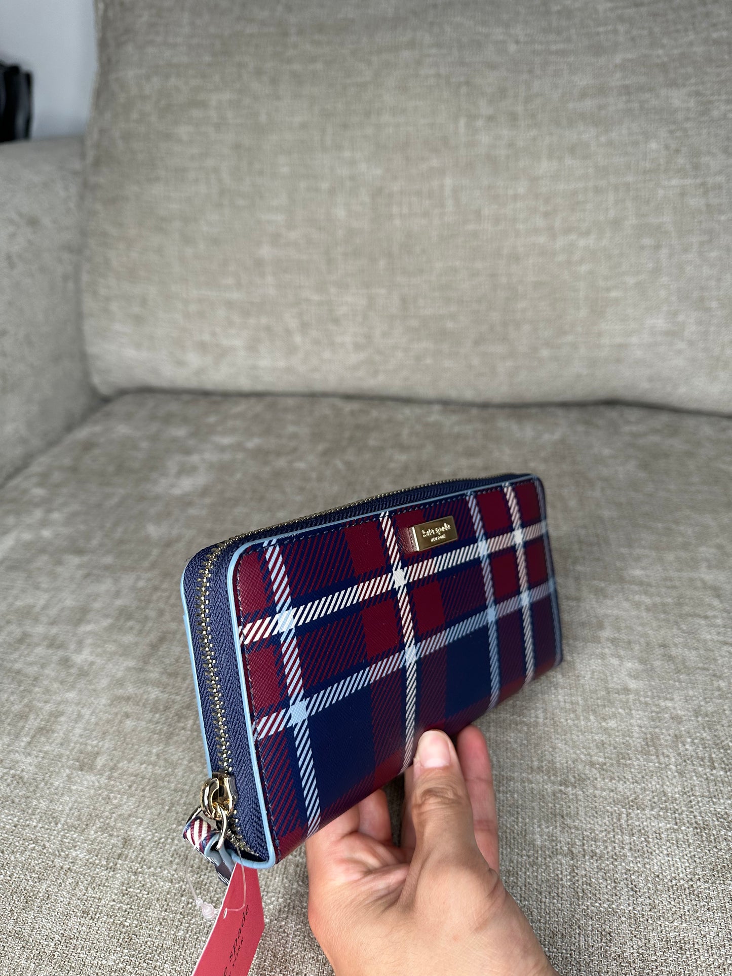 Designer  Spencer Zip-around Continental Wallet