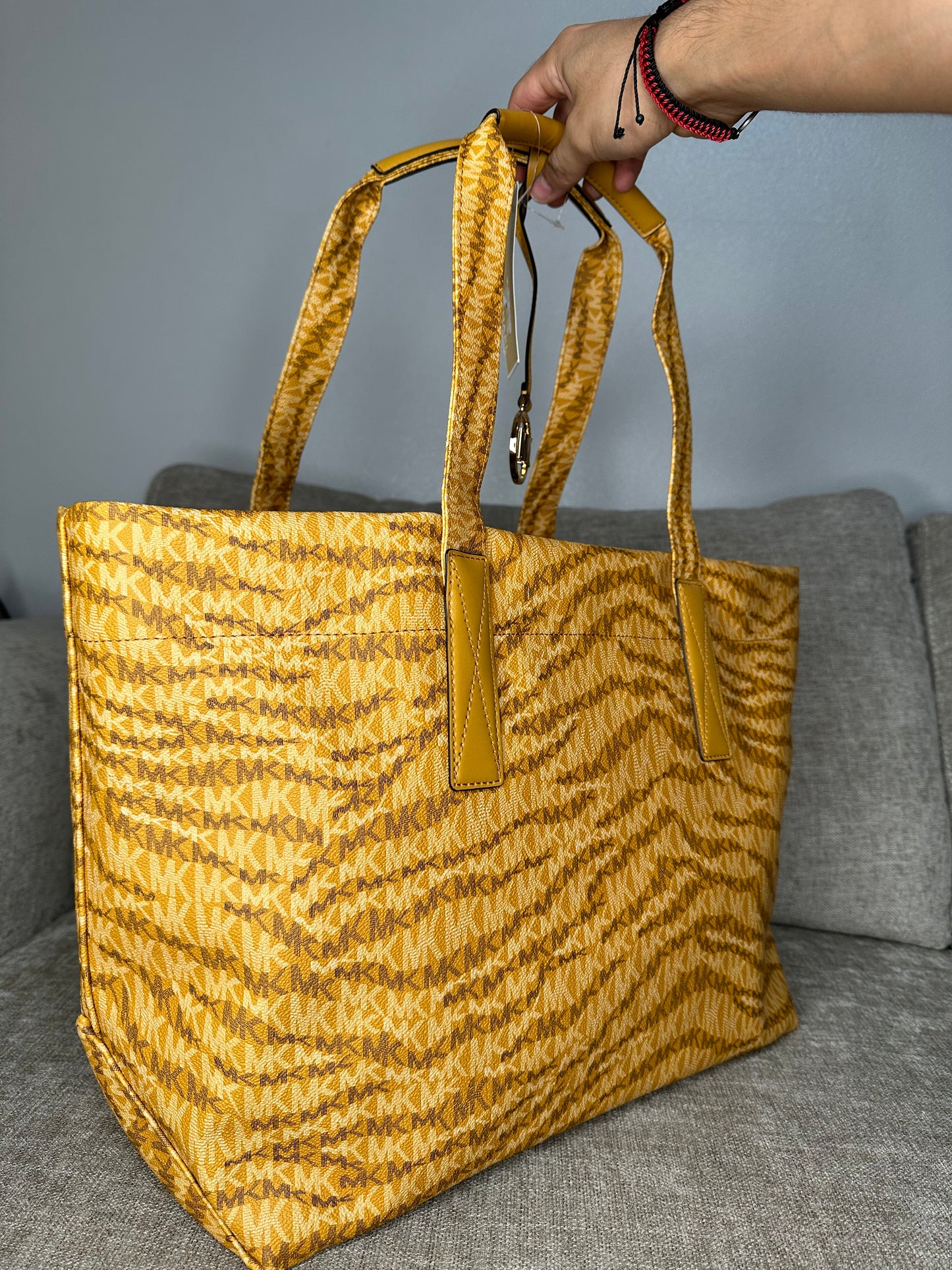 Designer Signature  Large Tote Bag Color Marigold